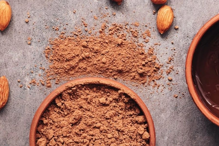 almonds and chocolate