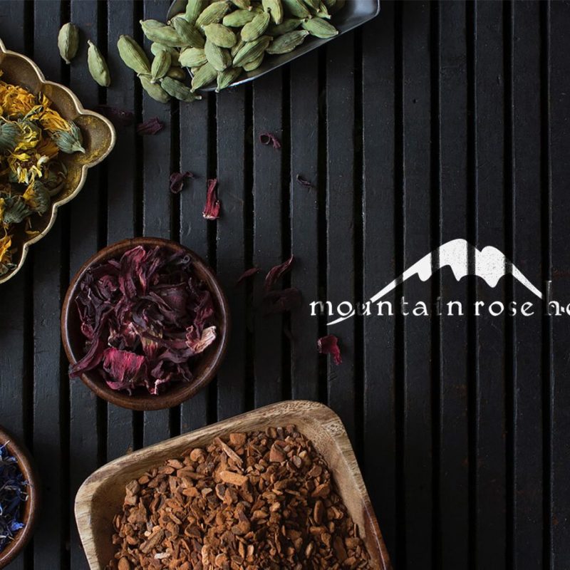 mountain rose herbs in bowls