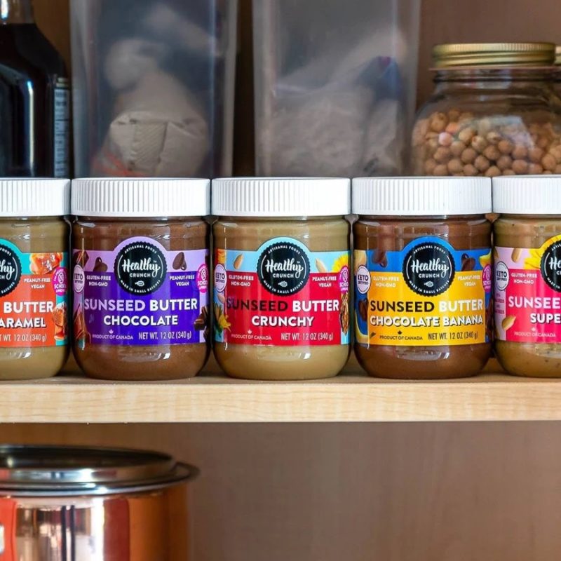 healthy crunch nut butter jars