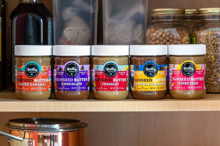 healthy crunch nut butter jars