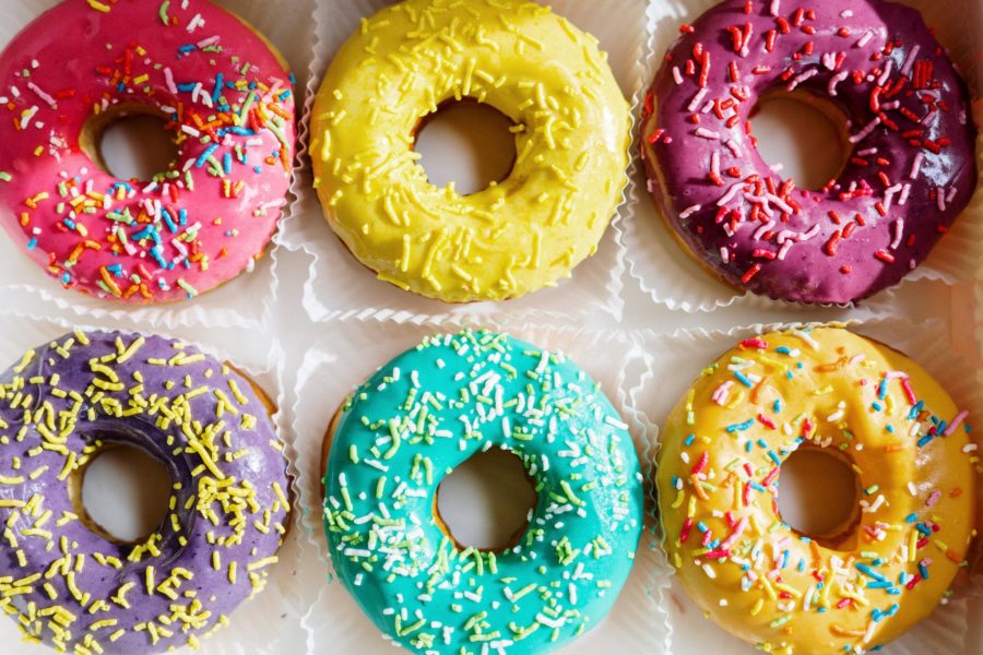 colorful donuts