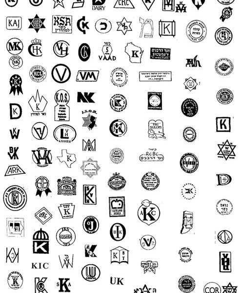 kosher certification symbols