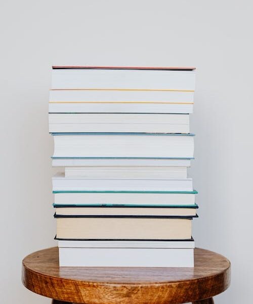 stack of books