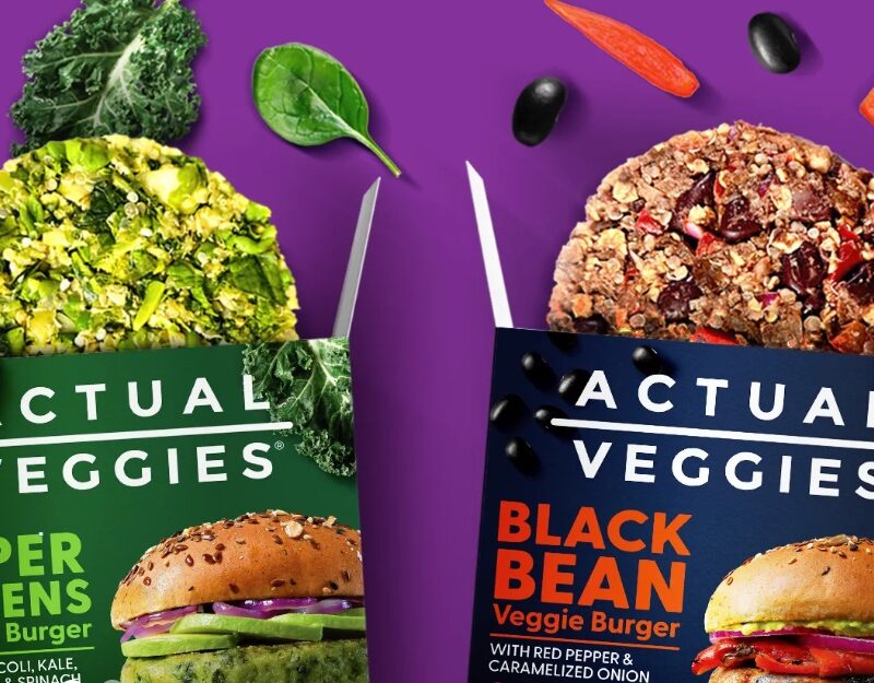 actual veggies veggie burgers