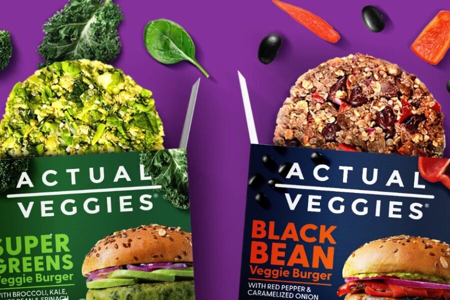 actual veggies veggie burgers