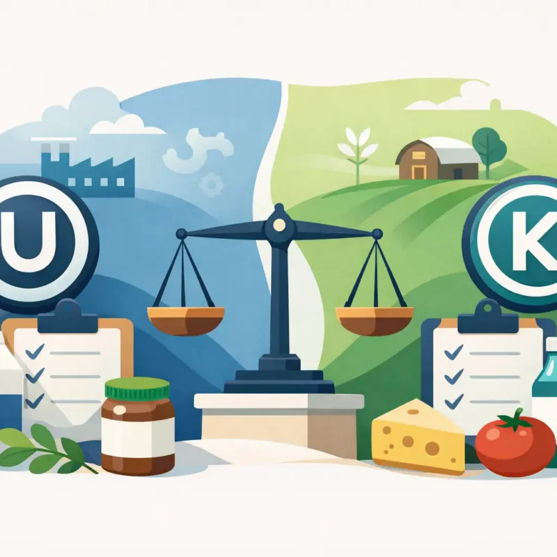 OU vs OK Kosher Certification for Food Brands