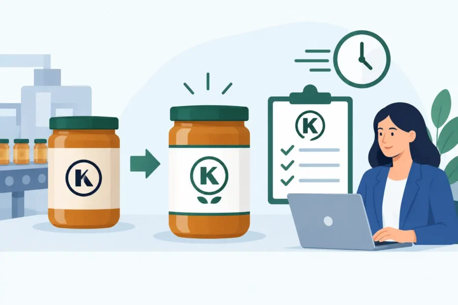 How to Manage Kosher Label Changes Without Delays
